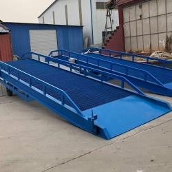 hydraulic movable yard dock ramps lift for container