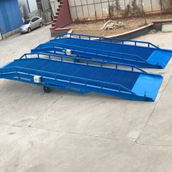 hydraulic movable yard dock ramps lift for container