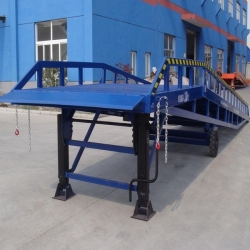 heavy duty forklift container ramps for warehouse