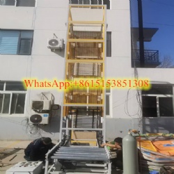 Vertical Transfer Lift Elevator Tray Reciprocating Elevator Vertical Lifting System Box/Big Bags Pallet